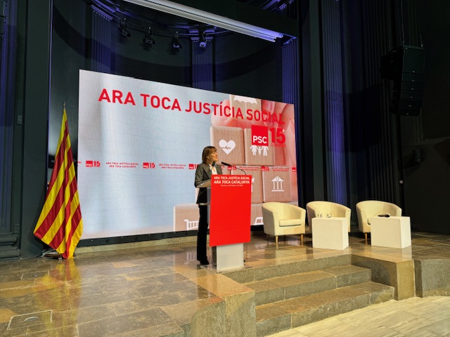 Salvador Illa parla d’impulsar les polítiques socials a Girona