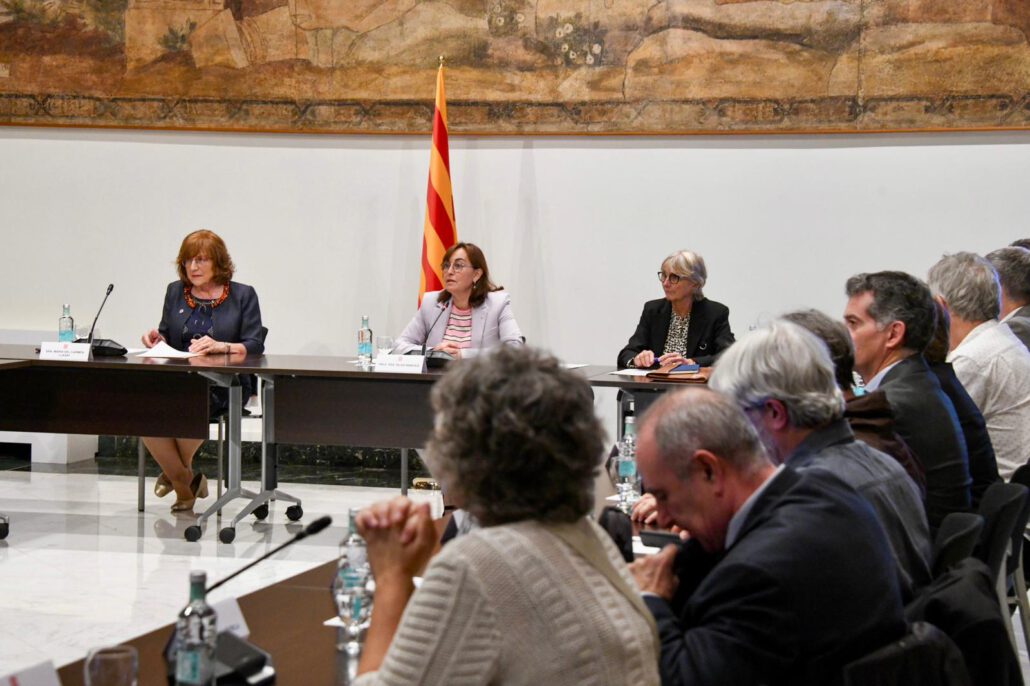 Constitució observatori de l'inundabilitat al Palau de la Generalitat