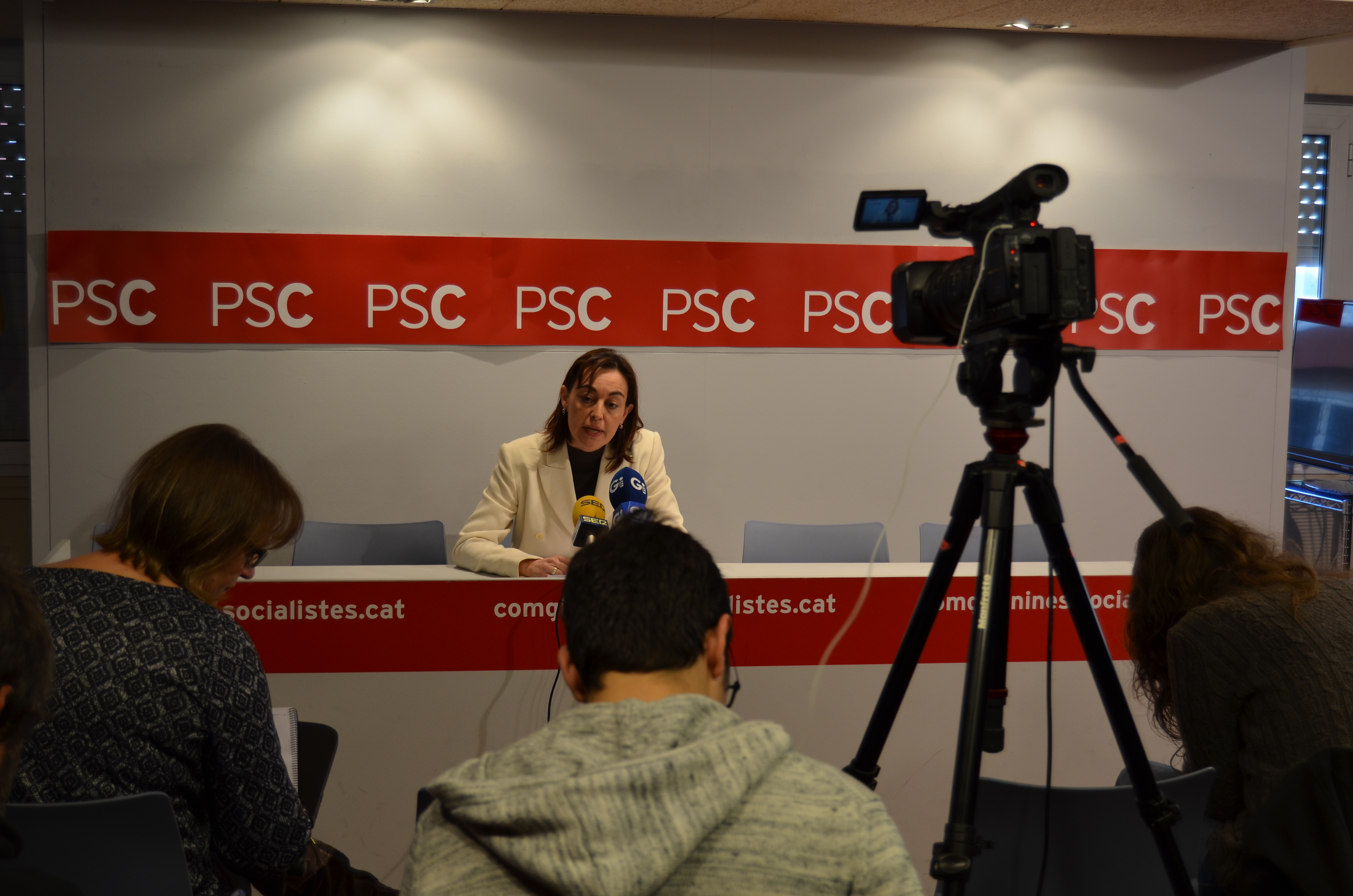 Valoració de la portaveu del grup municipal socialista, Sílvia Paneque, sobre l’acceptació de la renúncia per part de l’alcaldessa de la regidora Isabel Muradàs.