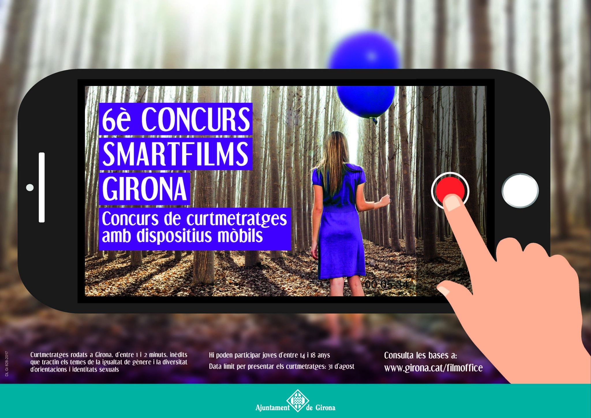 L’Ajuntament de Girona obre la convocatòria del VI Concurs Smartfilms de Girona