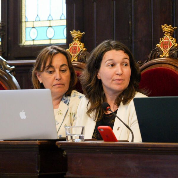 Paneque i Esporrín al ple de Girona